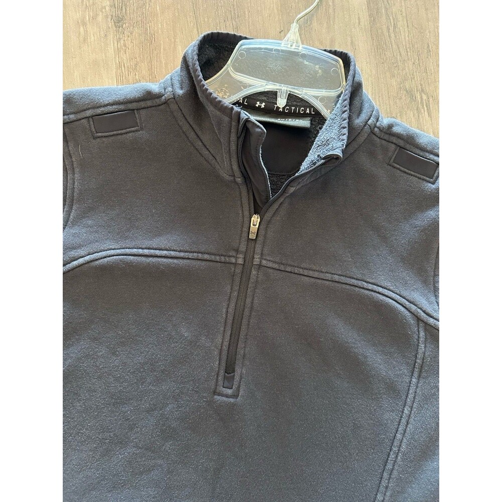 UNDER ARMOUR Tactical Job Fleece 3.0 Pullover 1/4 Zip Womens Small Loose